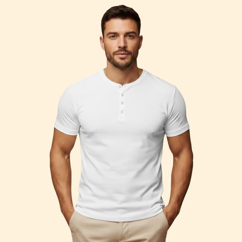 Men's Classic Henley Tee