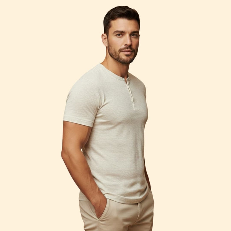 Men's Classic Henley Tee