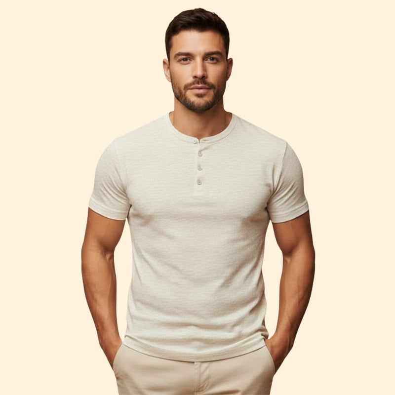 Men's Classic Henley Tee