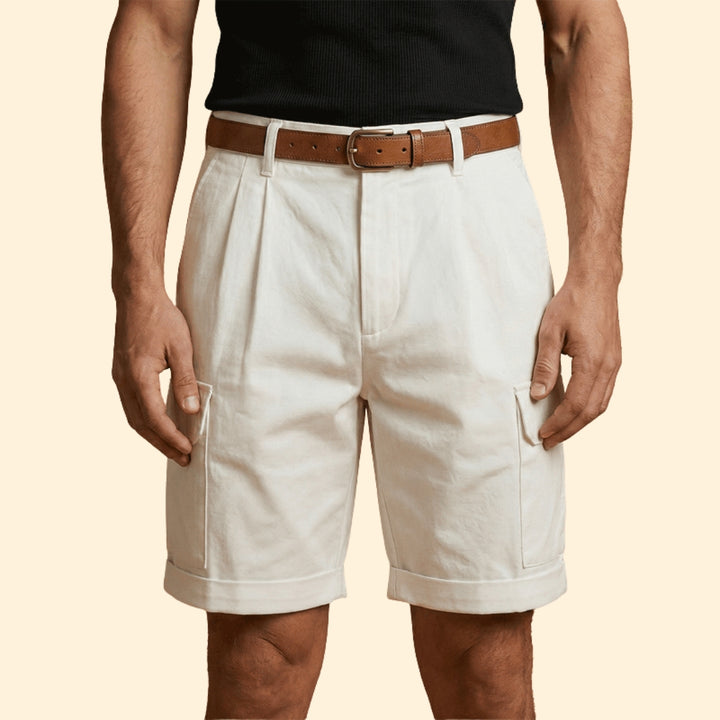 Men’s Classic Pleat Cargo Shorts