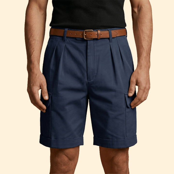 Men’s Classic Pleat Cargo Shorts