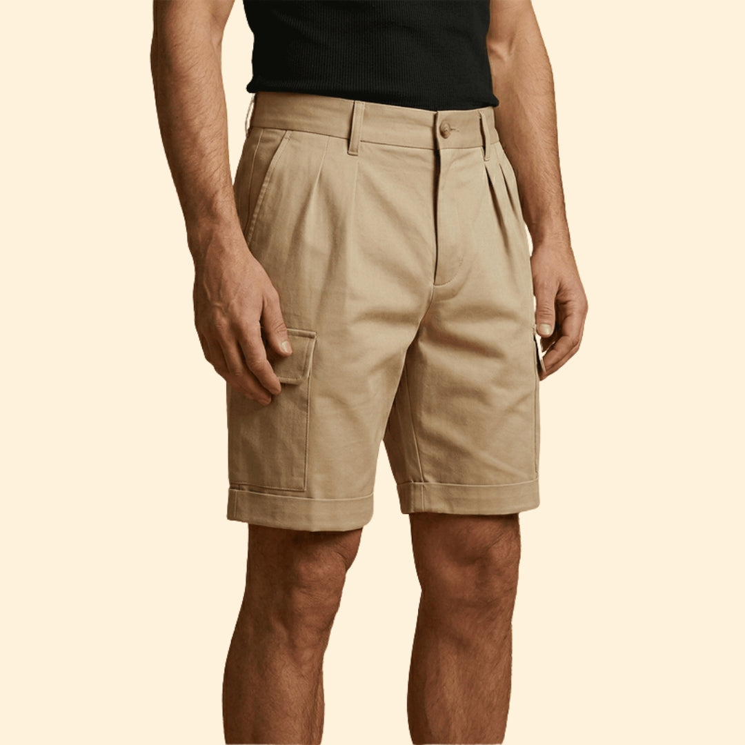 Men’s Classic Pleat Cargo Shorts