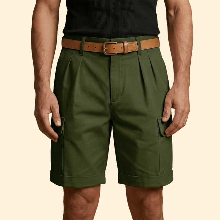Men’s Classic Pleat Cargo Shorts