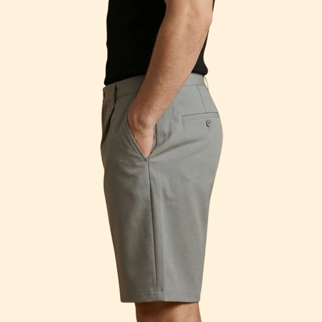 Men's Classic Pleated Shorts