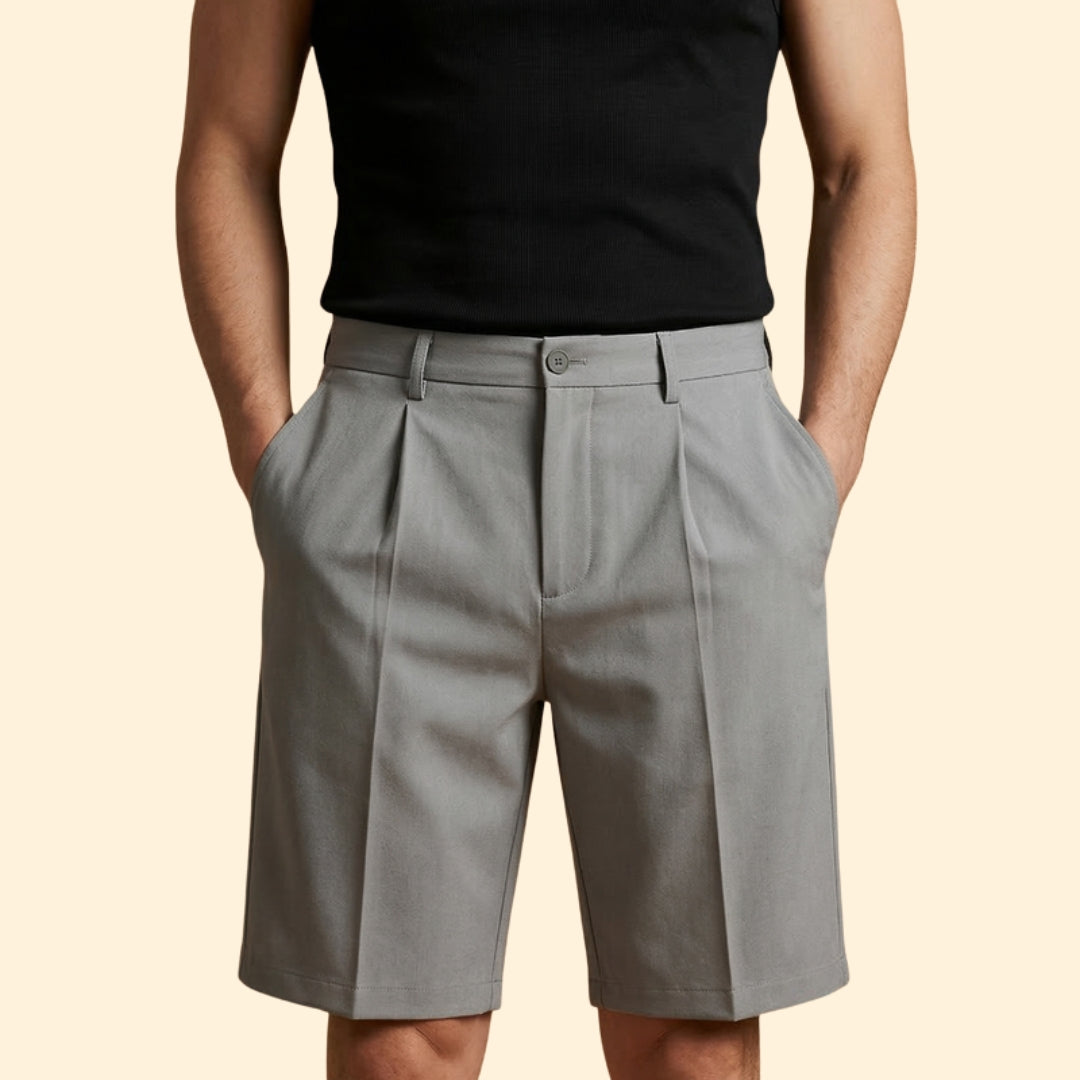 Men's Classic Pleated Shorts