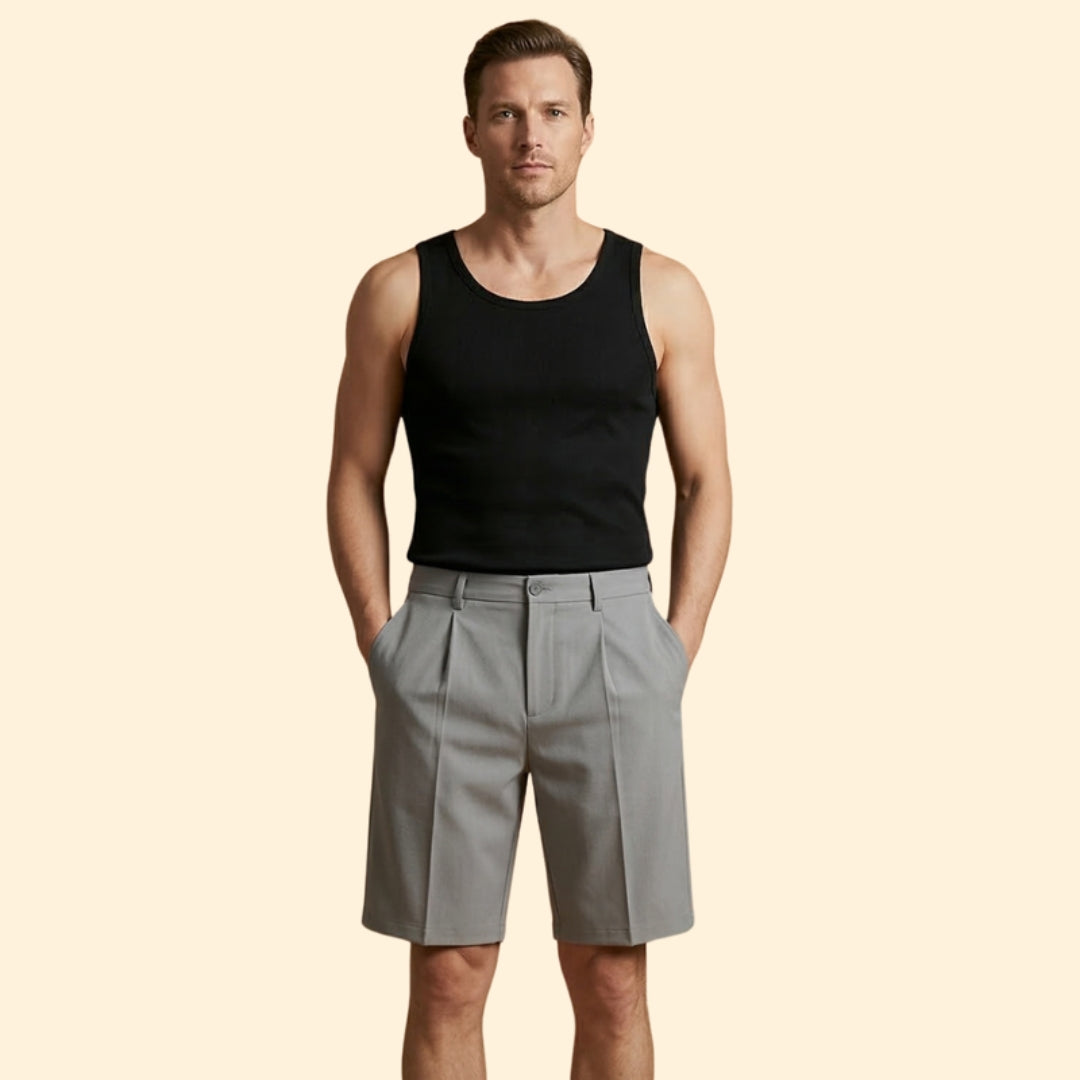 Men's Classic Pleated Shorts