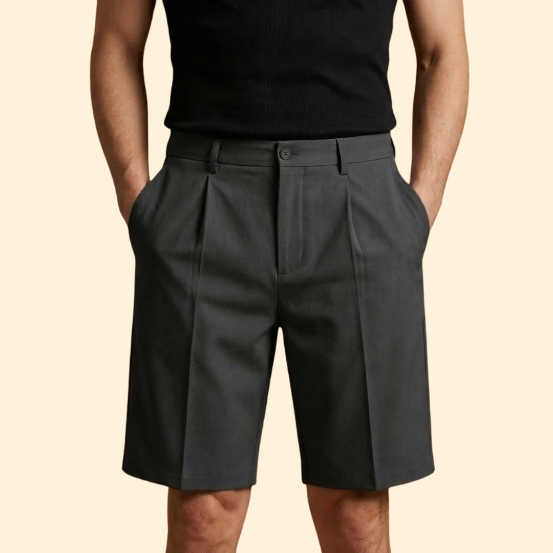 Men's Classic Pleated Shorts