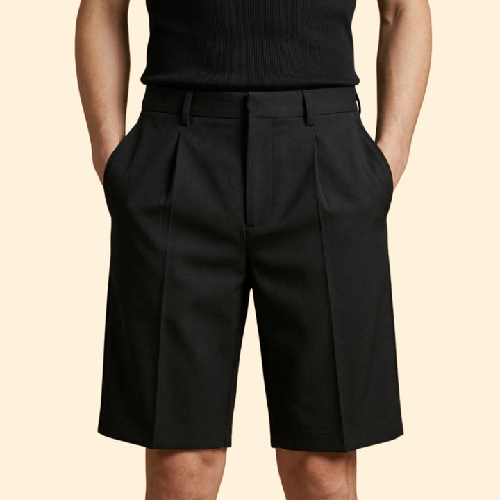 Men's Classic Pleated Shorts