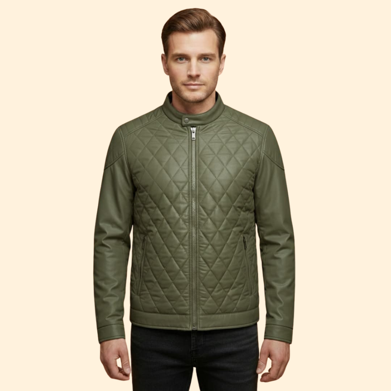 Men's Classic Quilted Autumn Jacket