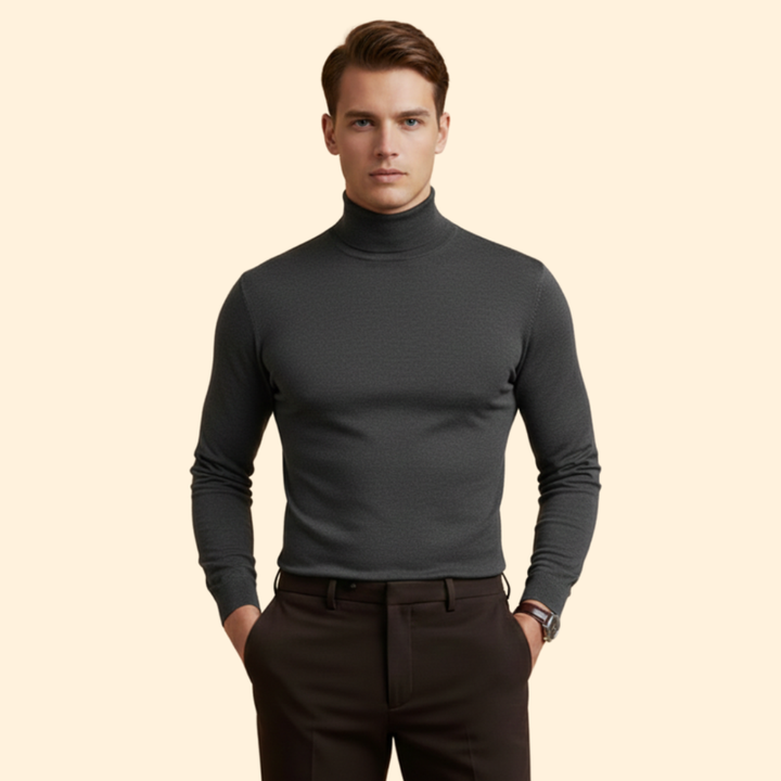 Men’s Classic Roll Neck Jumper