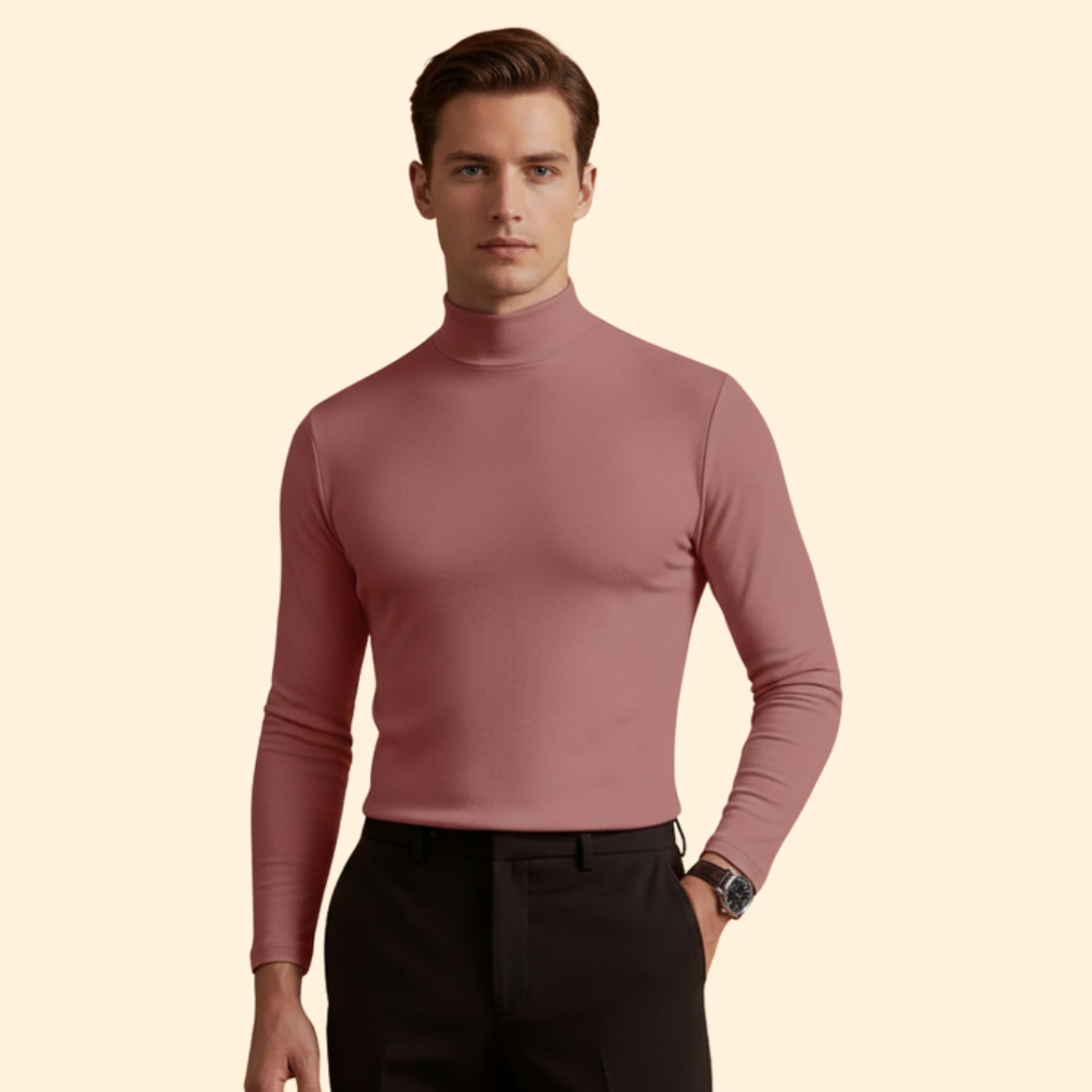 Men’s Classic Roll Neck Jumper