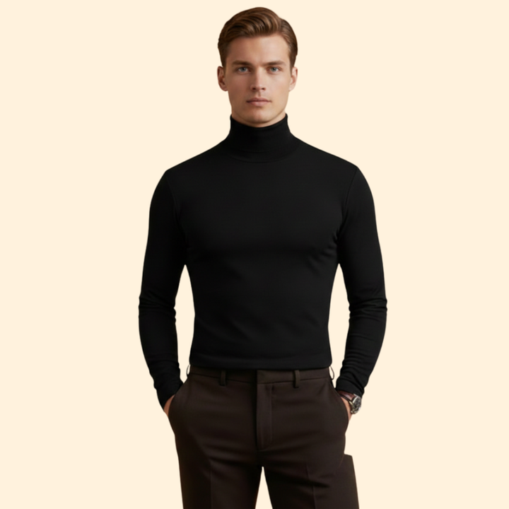 Men’s Classic Roll Neck Jumper