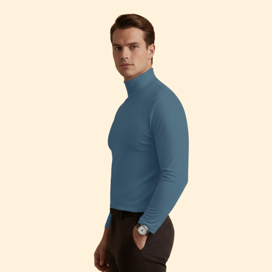 Men’s Classic Roll Neck Jumper