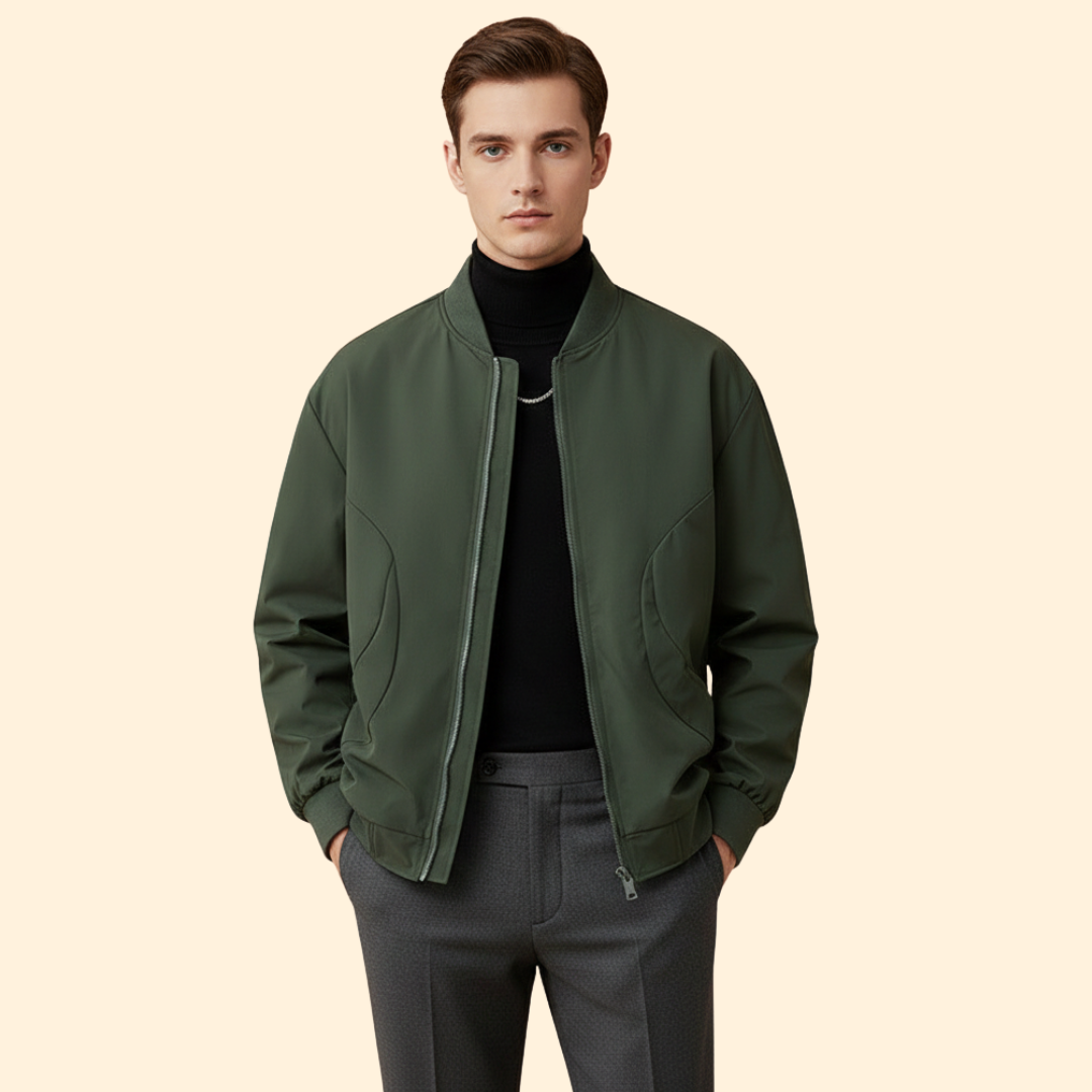 Men’s Clean Cut Bomber Jacket
