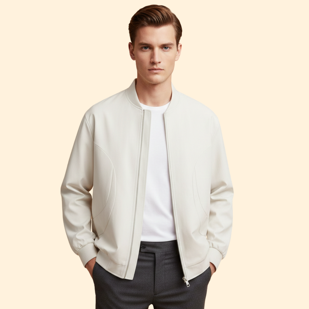 Men’s Clean Cut Bomber Jacket