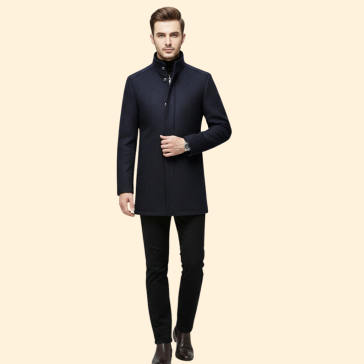 Classic Stand Up Collar Coat