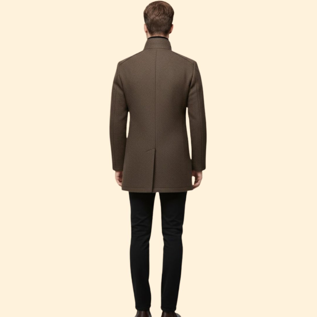 Classic Stand Up Collar Coat