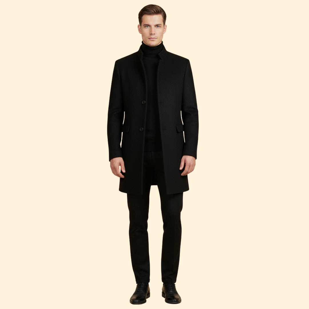 Men’s Coat with Streamlined Fit