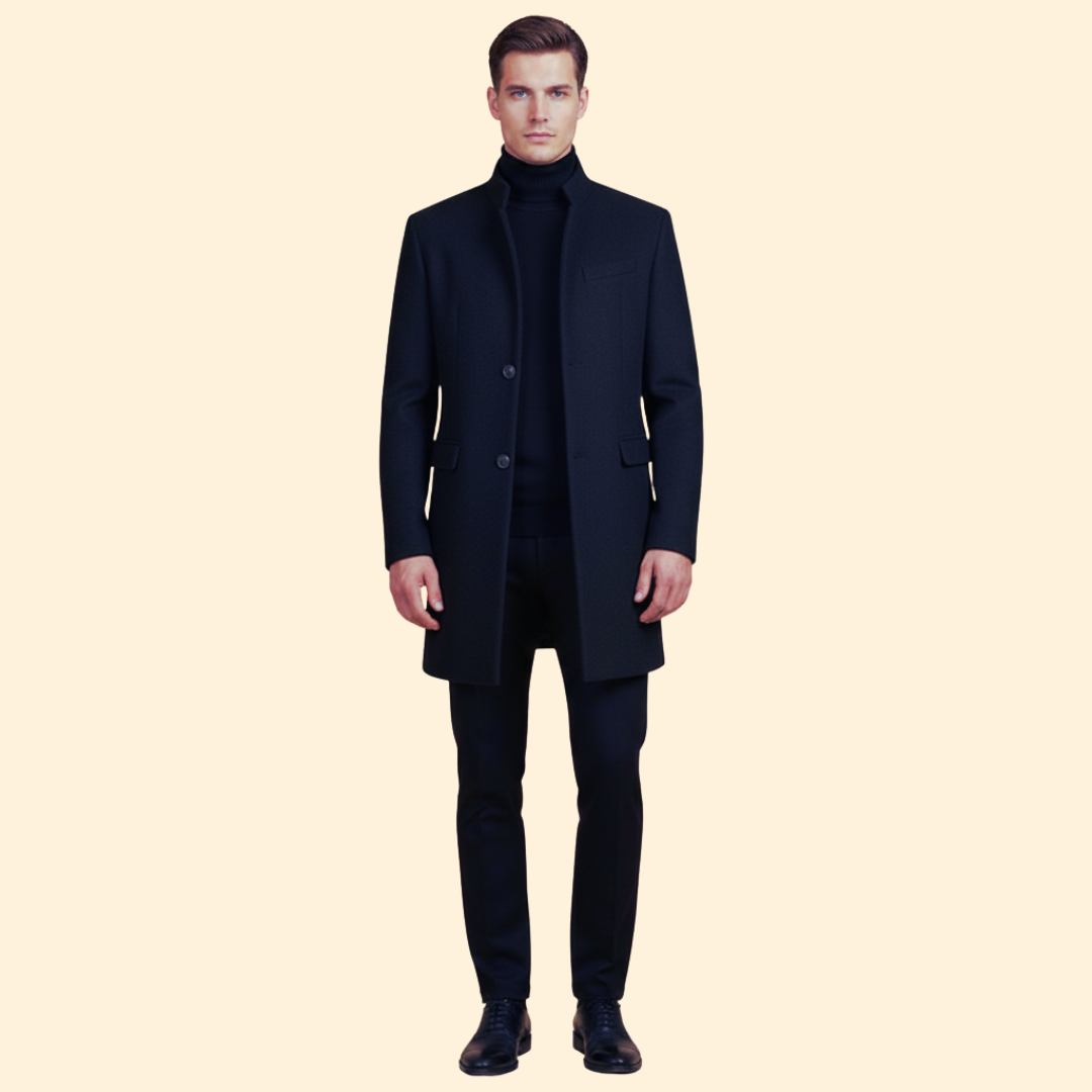Men’s Coat with Streamlined Fit