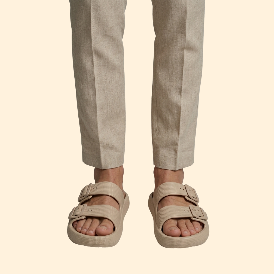 Men's Double-Buckle Sandals