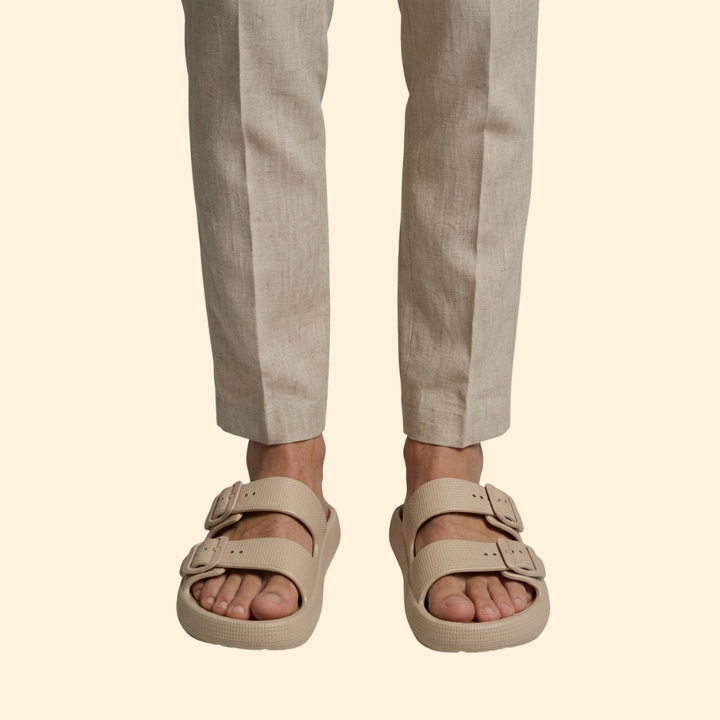Men's Double-Buckle Sandals