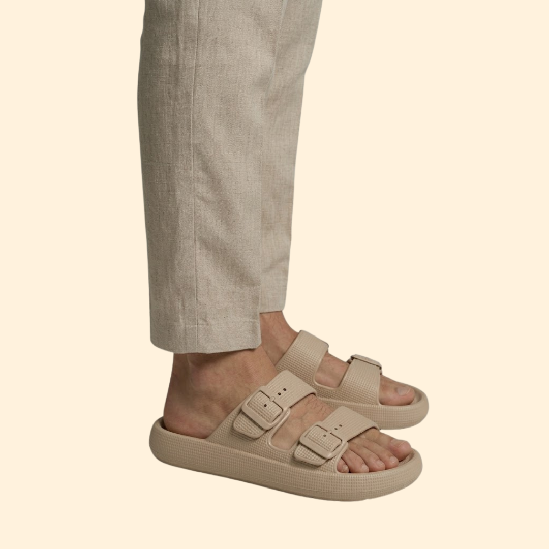Men's Double-Buckle Sandals