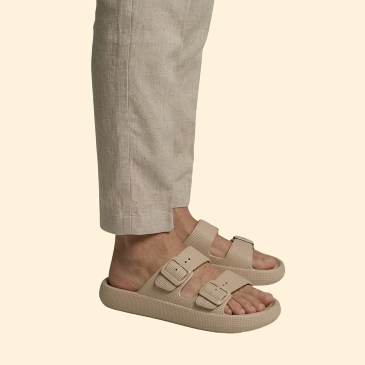 Men's Double-Buckle Sandals