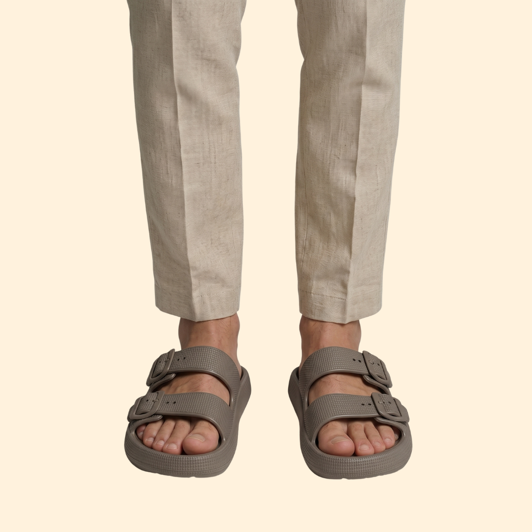 Men's Double-Buckle Sandals