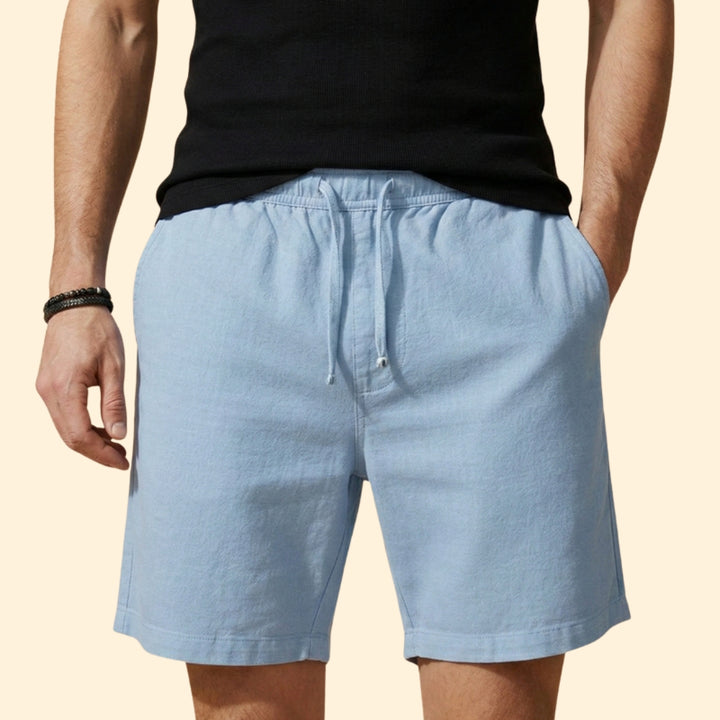 Men's Elegant Linen Shorts