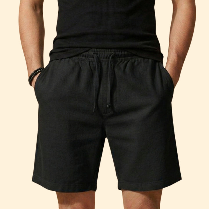 Men's Elegant Linen Shorts