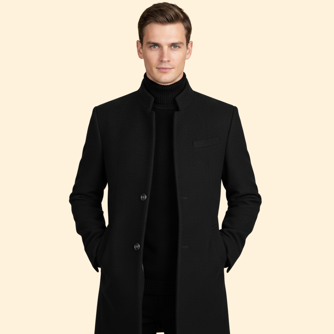 Men’s Coat Stand Collar