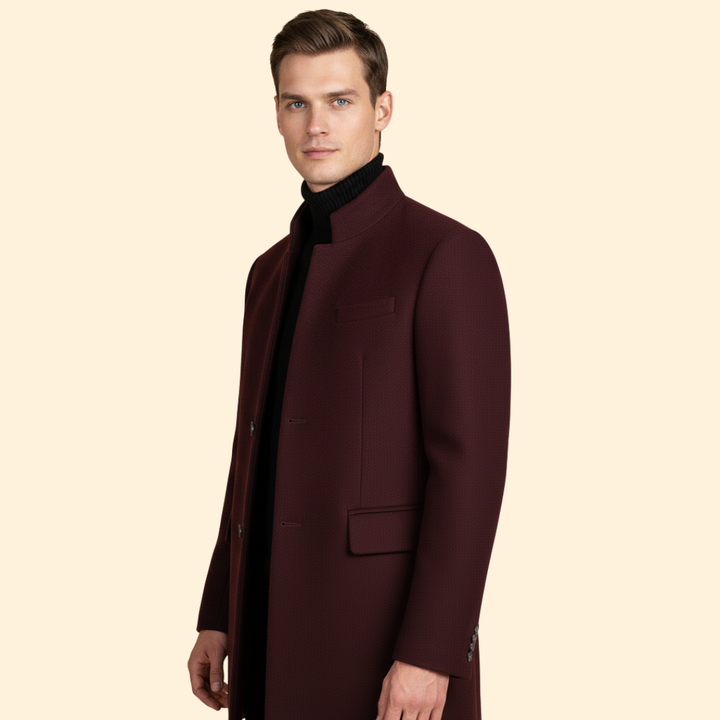 Men’s Coat Stand Collar