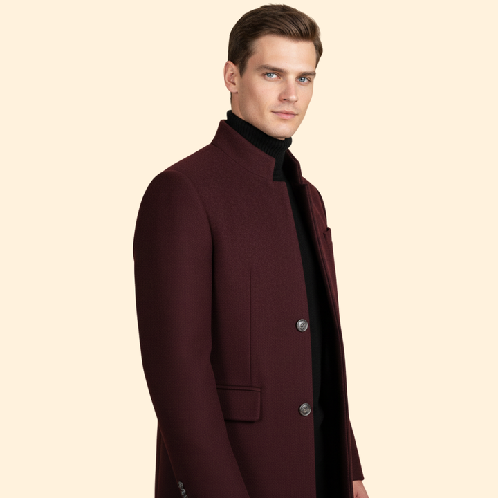 Men’s Coat Stand Collar