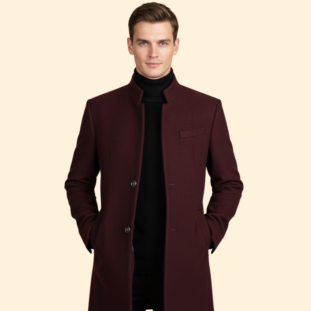 Men’s Coat Stand Collar
