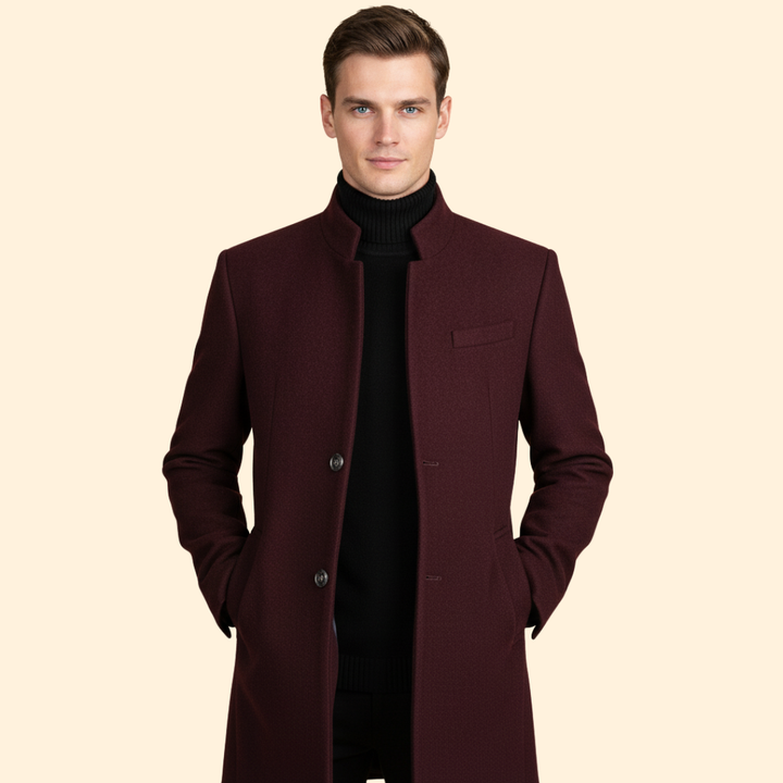 Men’s Coat Stand Collar