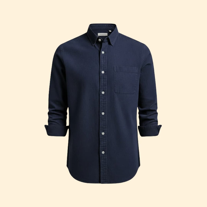 Men's Essential Button-Up Shirt