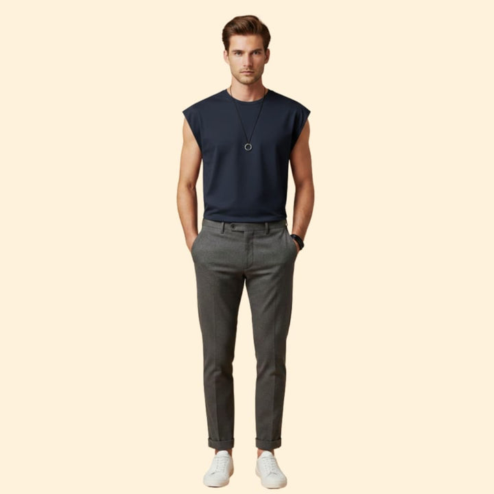 Men's Fitted Sleeveless Tee