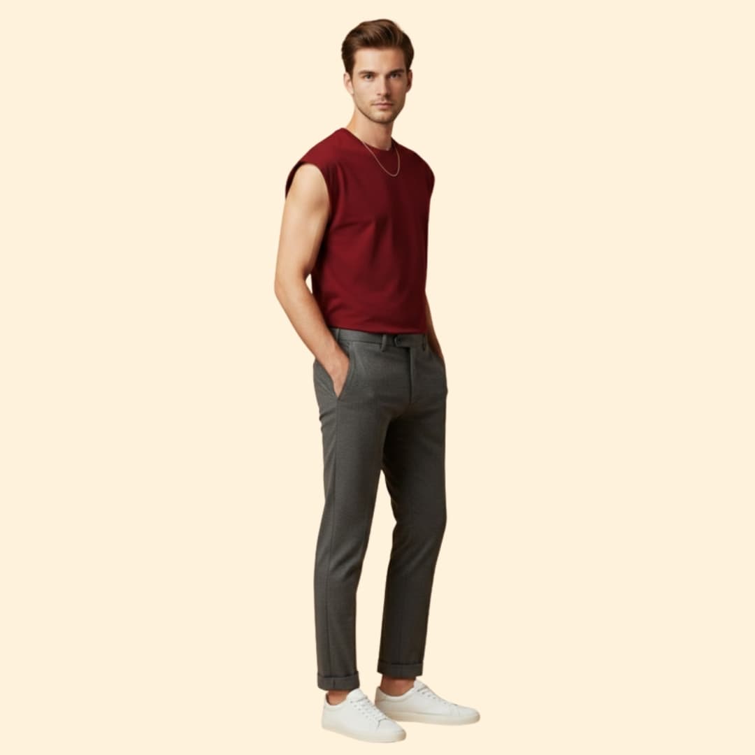 Men's Fitted Sleeveless Tee