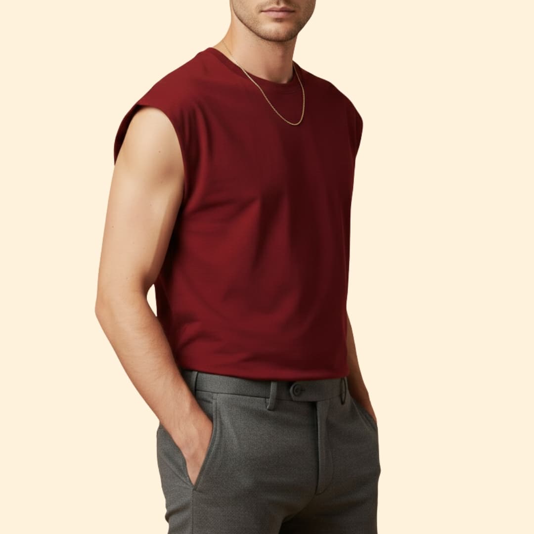 Men's Fitted Sleeveless Tee
