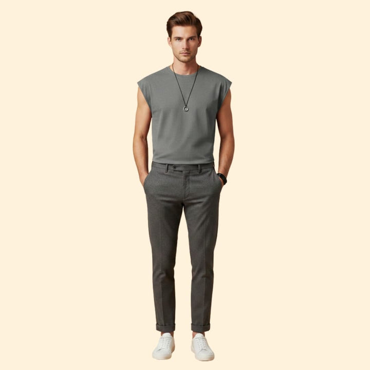 Men's Fitted Sleeveless Tee