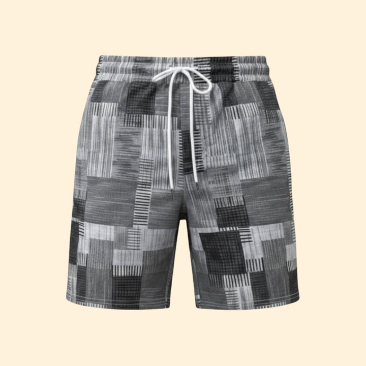 Men's Geometric Print Swim Shorts