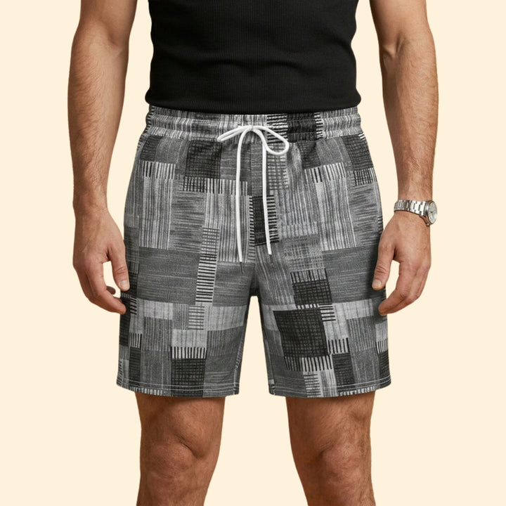 Men's Geometric Print Swim Shorts