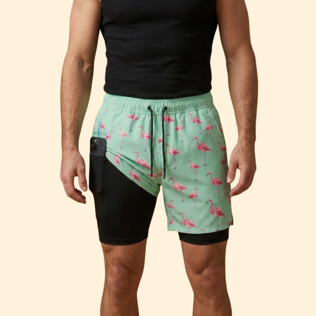 Men's Graphic Swim Shorts