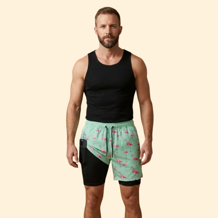 Men's Graphic Swim Shorts