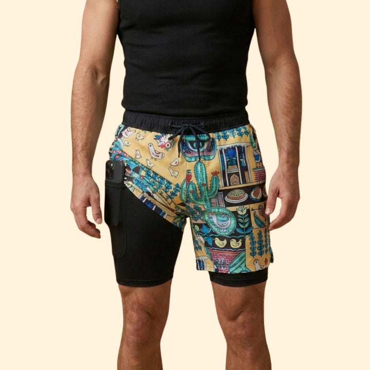 Men's Graphic Swim Shorts