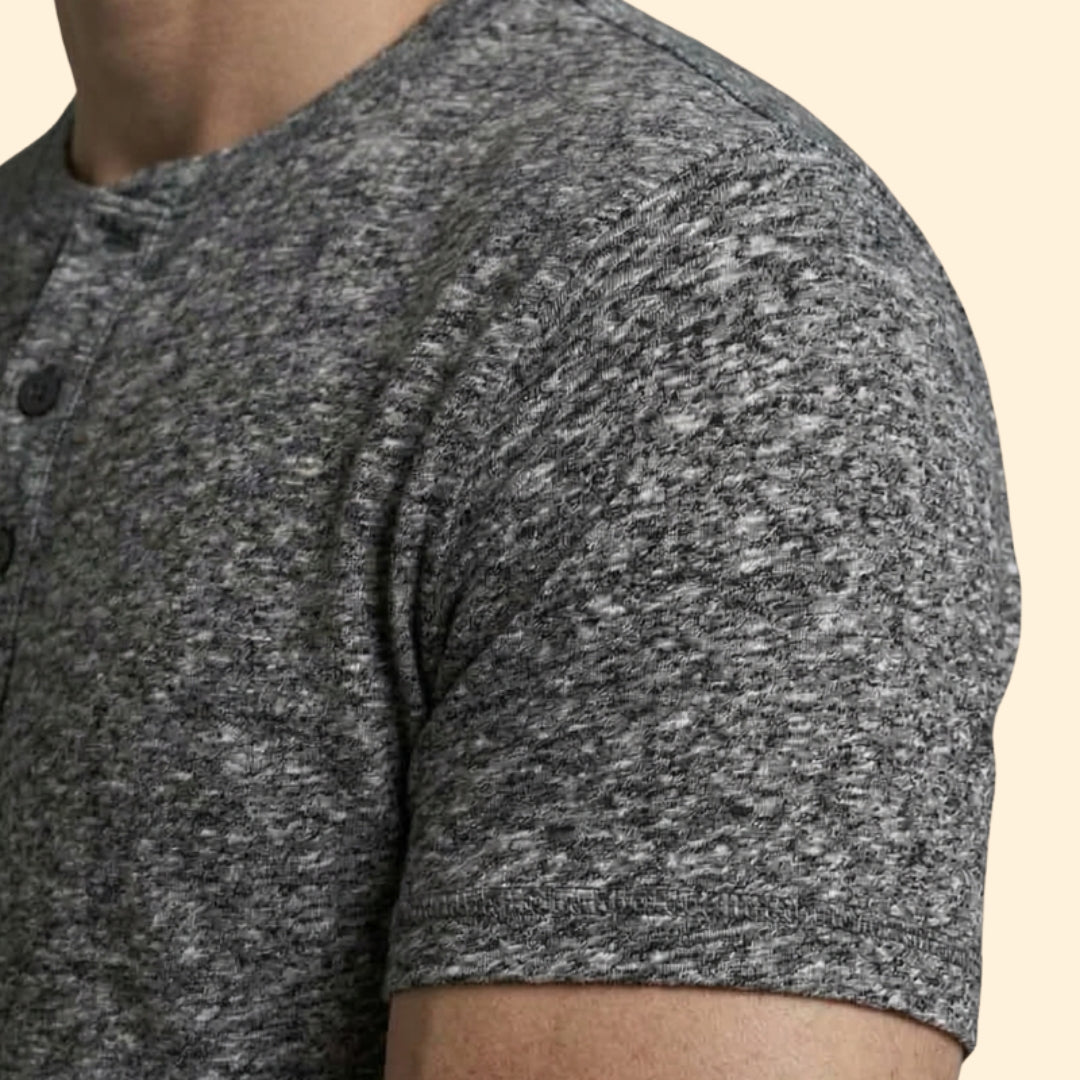 Men's Henley Neck T-shirt