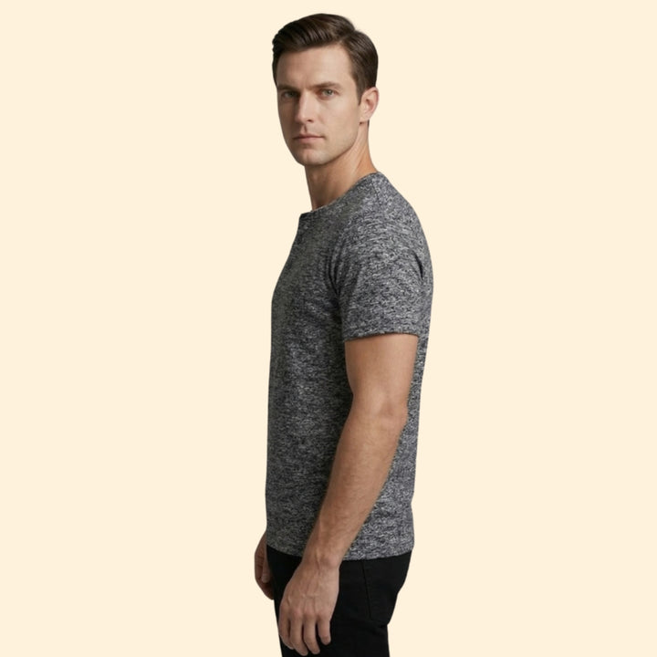 Men's Henley Neck T-shirt