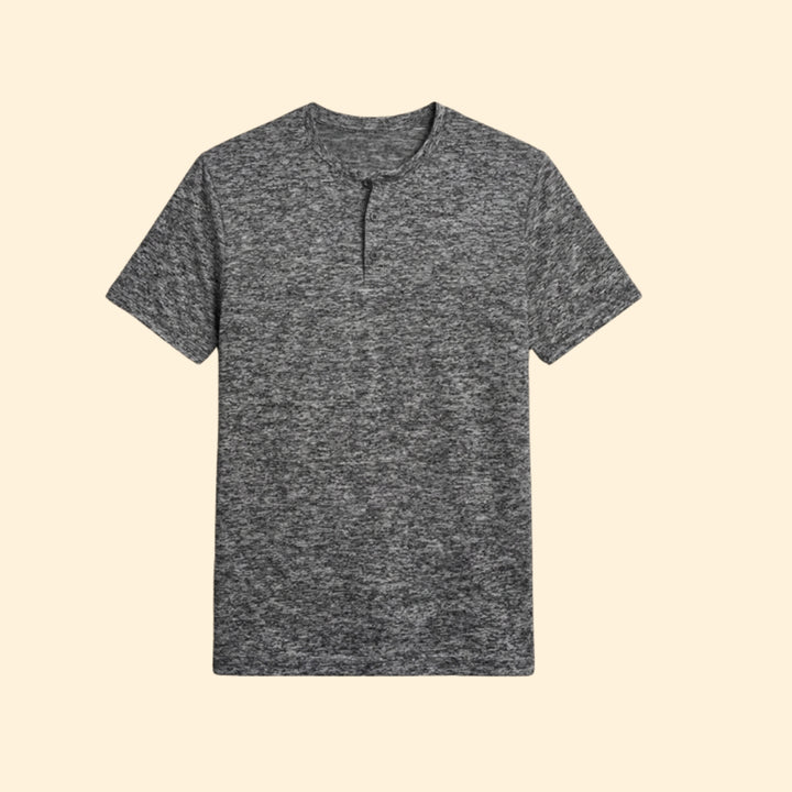 Men's Henley Neck T-shirt