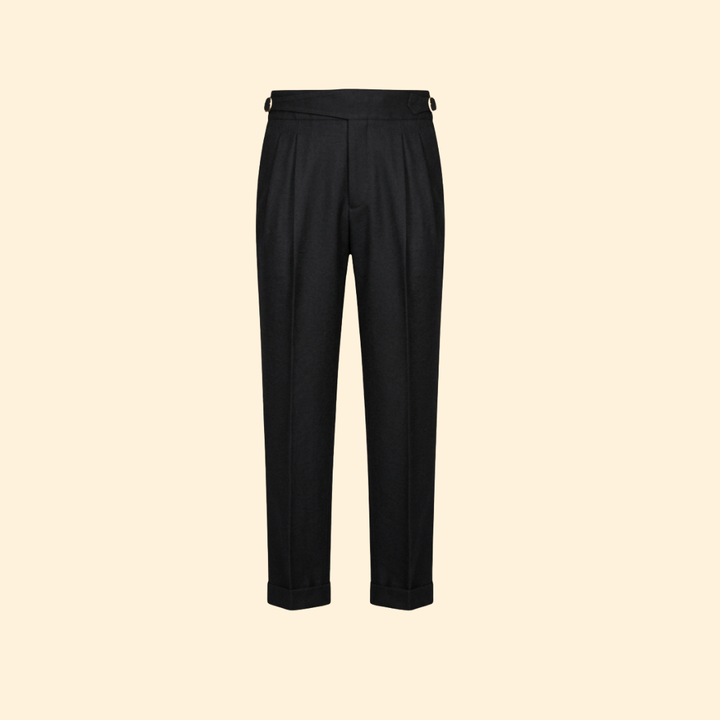 Men’s High Waisted Tailored Trousers