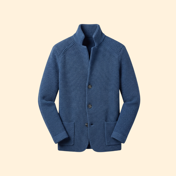 Men’s High Neck Cardigan